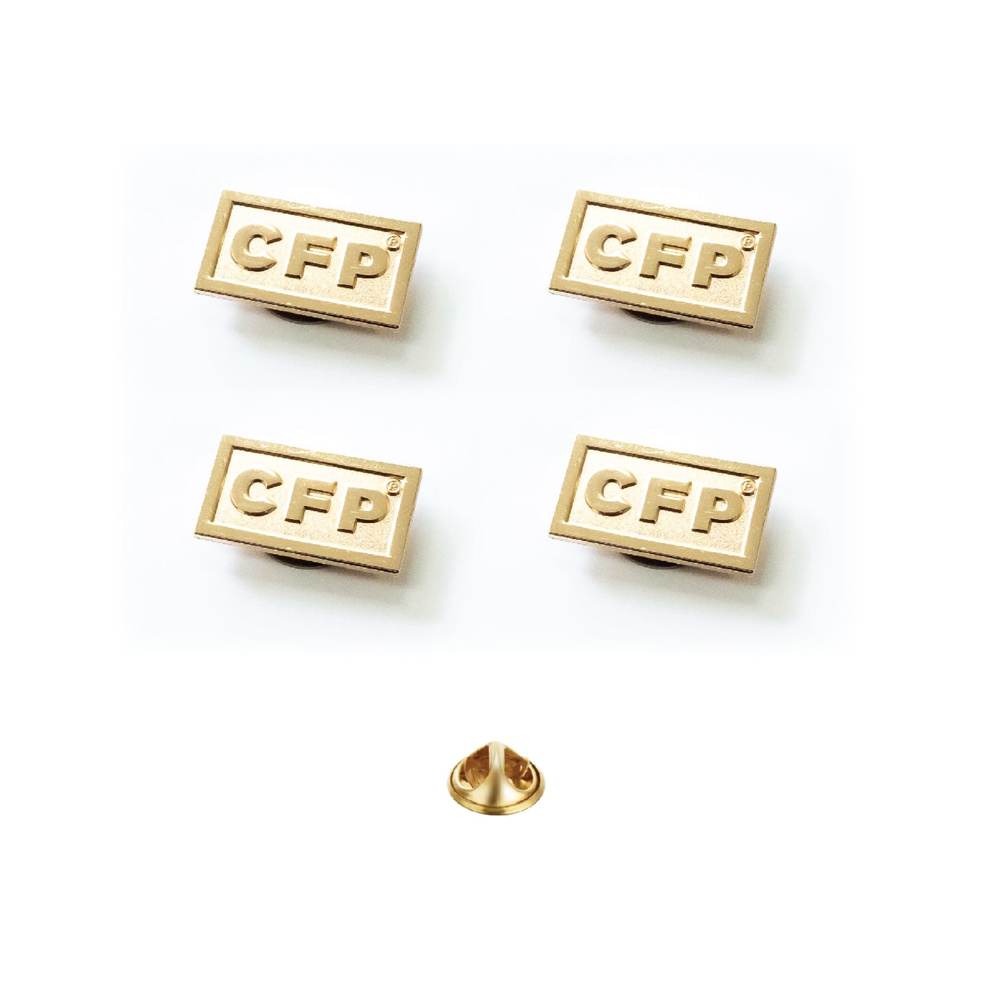 Lapel Pin w/ Pin Back - Pack of 4