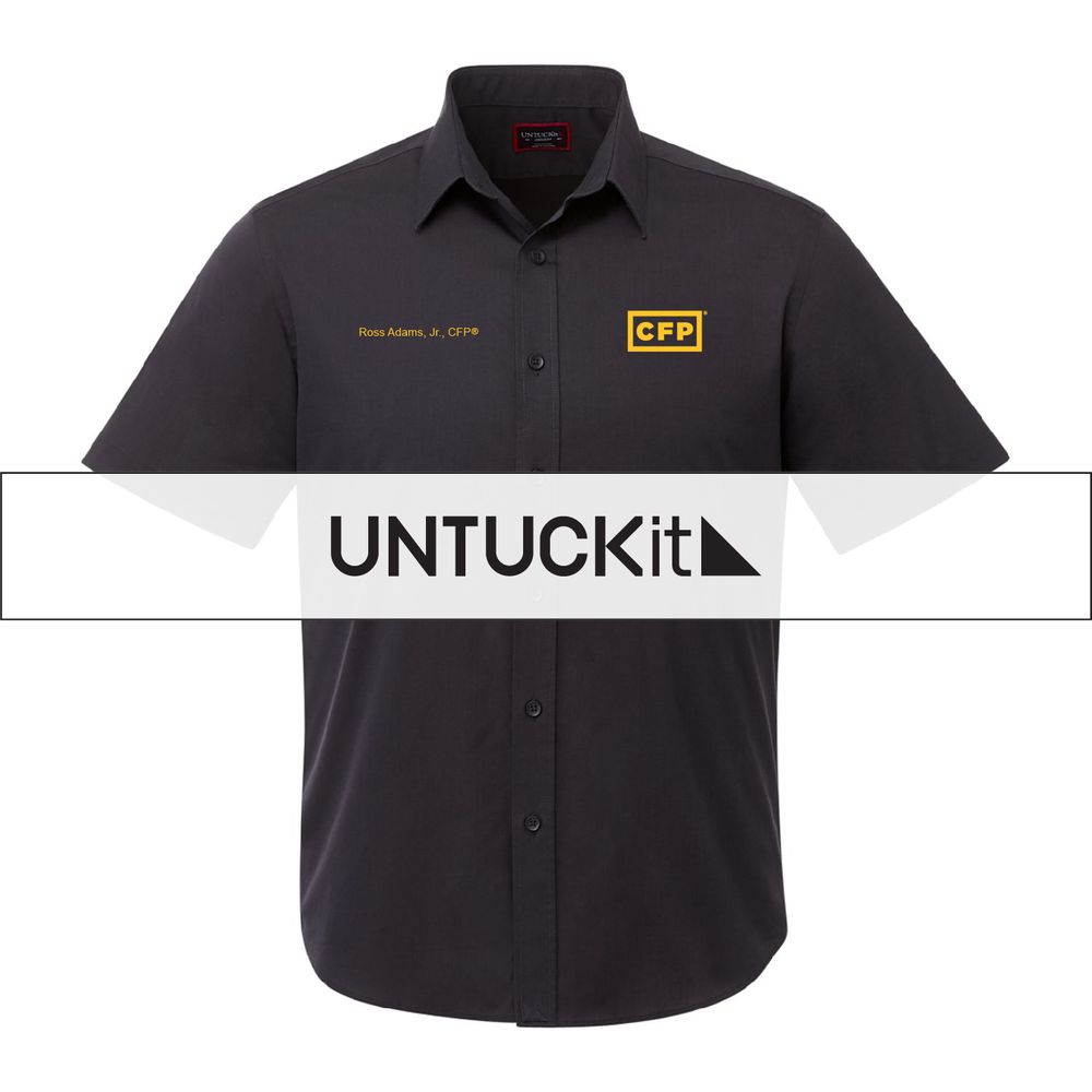 UNTUCKit Men's Personalized Classic Short Sleeve Shirt CFP Pro Store UNTUCKit Men's Personalized Classic Short Sleeve Shirt CFP Pro Store
