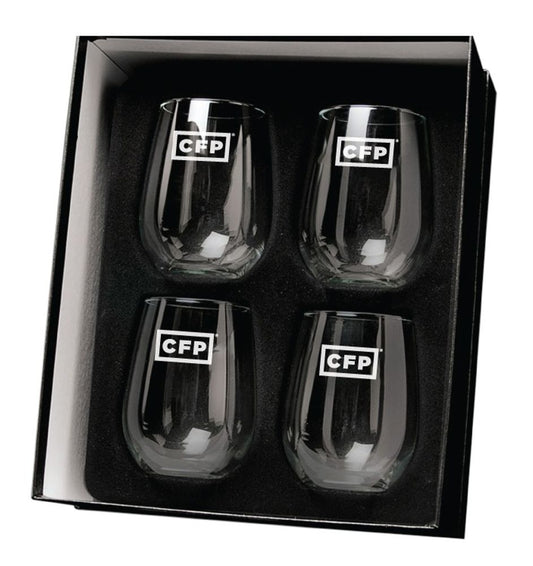 Stemless Wine Glass Set