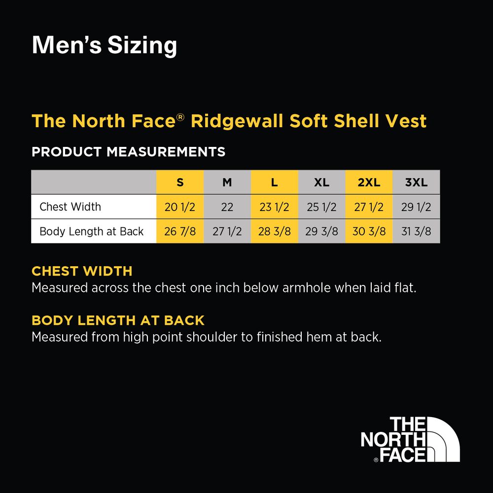 The North Face Men's Ridgewall Soft Shell Vest CFP® Pro Store